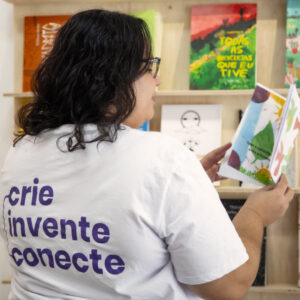 Livros independentes no Pequenolab Espaço Criativo Tijuca